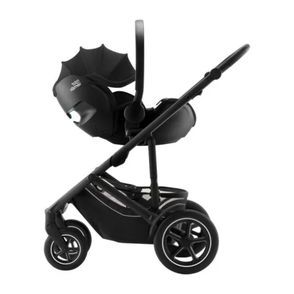 Britax Römer Smile 5Z Kinderwagen 2-in-1 - Space Black | Autostoel BABY-SAFE PRO - Style Carbon Black