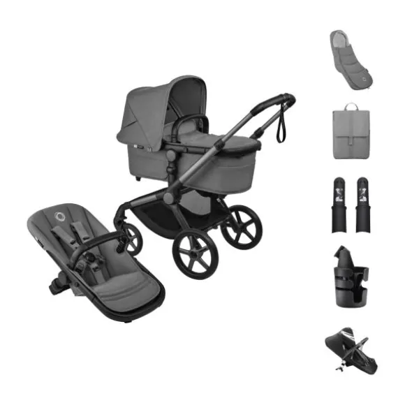 Bugaboo Fox 5 Renew Kinderwagen 2-in-1 - Essential Bundel - Black / Deep Indigo