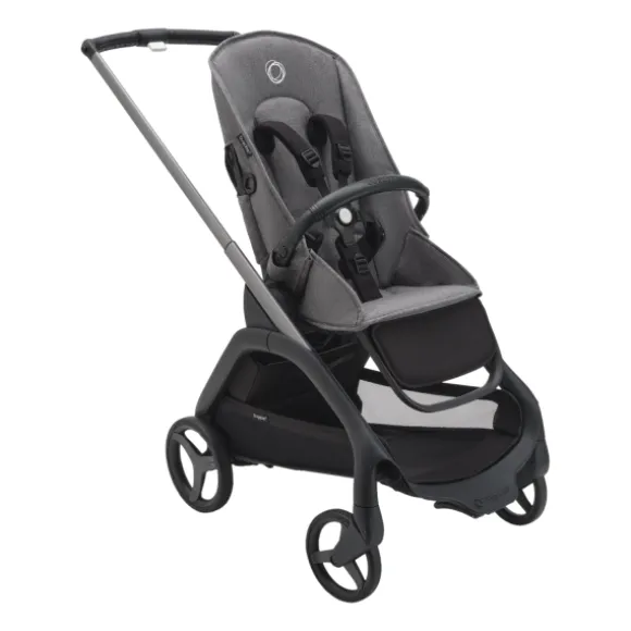 Bugaboo Wandelwagen Dragonfly Black Frame / Forest Green Zitje / Forest Green Sun Canopy