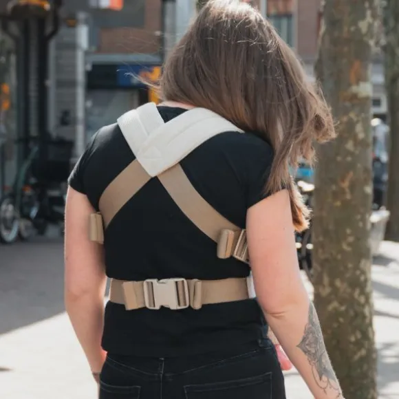 ByKay Buikdrager Click Classic Pro - Linnen - Mocca