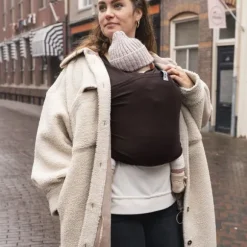 ByKay Stretchy Wrap Deluxe Draagdoek - Chocolate - Maat L