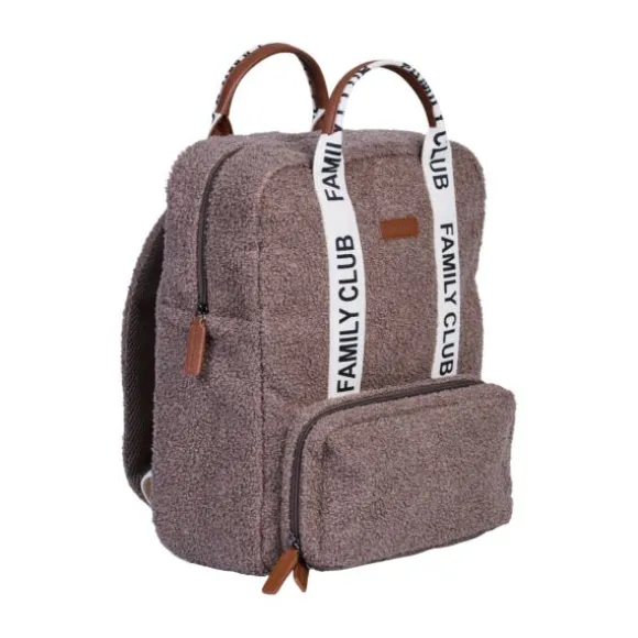 Childhome Family Club Verzorgingsrugzak - Signature - Teddy - Zacht Bruin