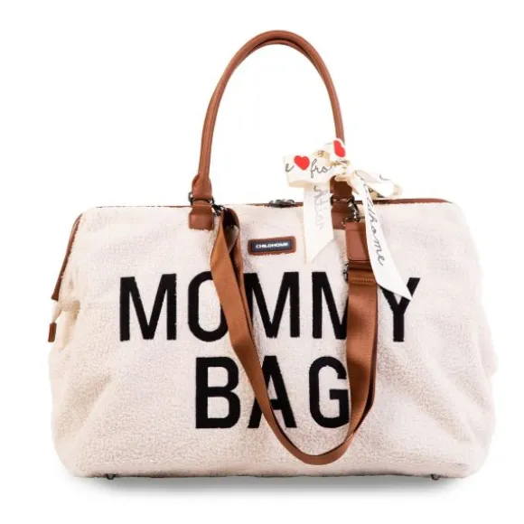 Childhome Mommy Bag Groot Teddy Offwhite