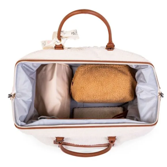 Childhome Mommy Bag Groot Teddy Offwhite