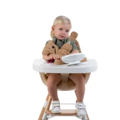 Childhome Stoelverkleiner Evolu / Ironwood Teddy Beige