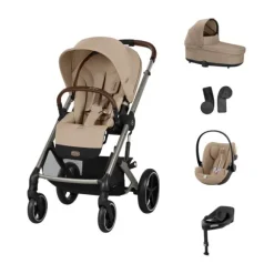 Cybex Balios 3-in-1 Kinderwagen Set M - Almond Beige/Beige
