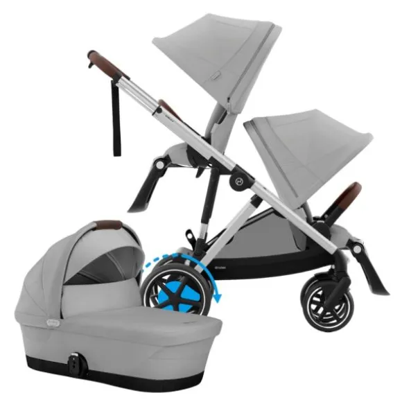 Cybex E-Gazelle S DUO kinderwagen 3-in-1 Almond Beige / Beige