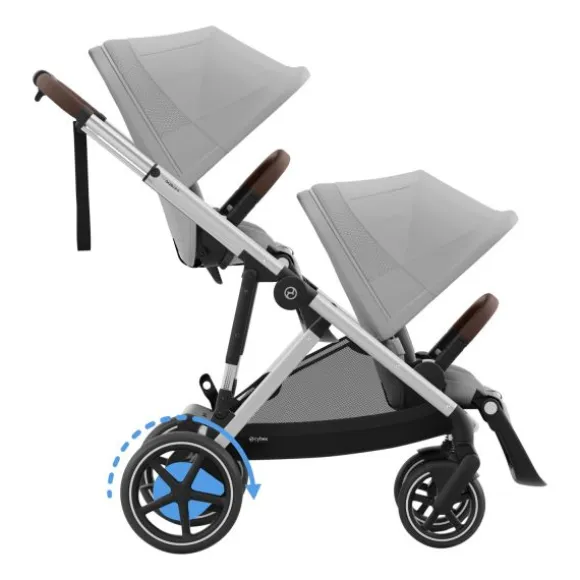 Cybex E-Gazelle S DUO kinderwagen 3-in-1 Almond Beige / Beige