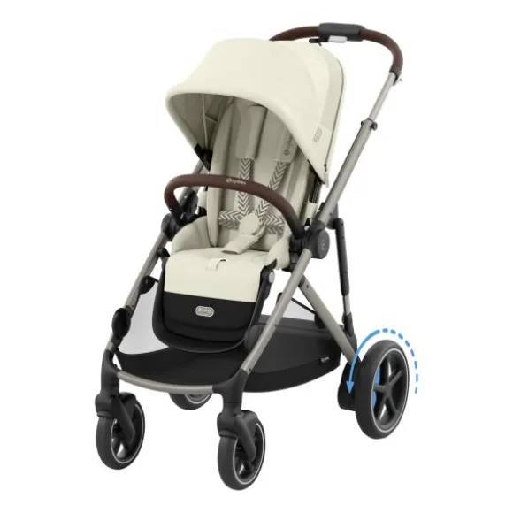 Cybex E-Gazelle S DUO kinderwagen 3-in-1 Almond Beige / Beige