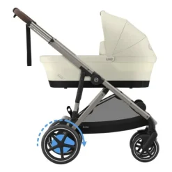 Cybex E-Gazelle S DUO kinderwagen 3-in-1 Almond Beige / Beige