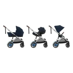 Cybex E-Gazelle S Kinderwagen 2-in-1  met reiswieg Almond Beige / Beige