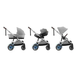 Cybex E-Gazelle S Kinderwagen 2-in-1  met reiswieg Almond Beige / Beige