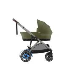 Cybex E-Gazelle S Kinderwagen 2-in-1  met reiswieg Almond Beige / Beige