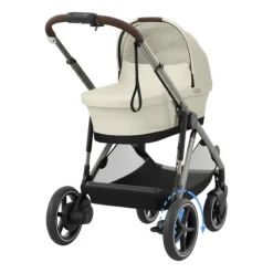 Cybex E-Gazelle S Kinderwagen 2-in-1  met reiswieg Almond Beige / Beige