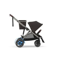 Cybex E-Gazelle S Twin-Kinderwagen Almond Beige / Beige