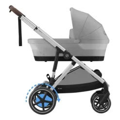 Cybex E-Gazelle S Twin-Kinderwagen Almond Beige / Beige