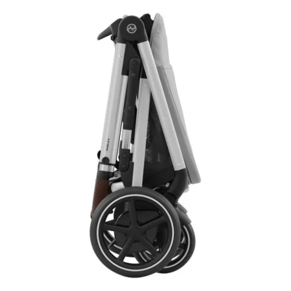 Cybex E-Gazelle S Twin-Kinderwagen Almond Beige / Beige
