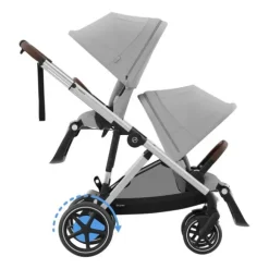 Cybex E-Gazelle S Twin-Kinderwagen Almond Beige / Beige