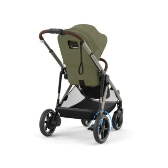 Cybex E-Gazelle S Twin-Kinderwagen Almond Beige / Beige