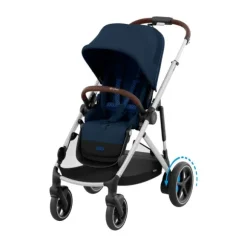 Cybex E-Gazelle S Twin-Kinderwagen Almond Beige / Beige