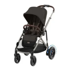 Cybex E-Gazelle S Twin-Kinderwagen Almond Beige / Beige