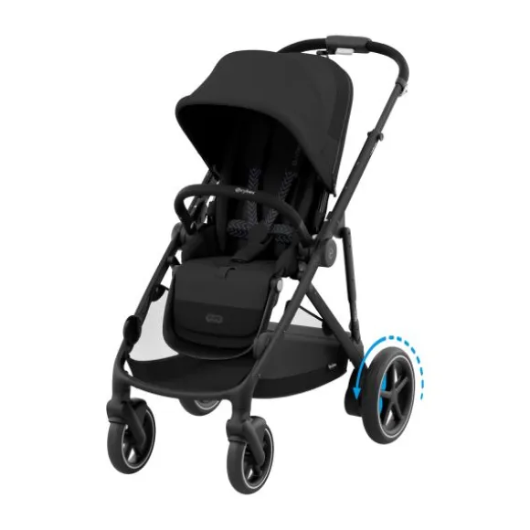 Cybex E-Gazelle S Twin-Kinderwagen Almond Beige / Beige