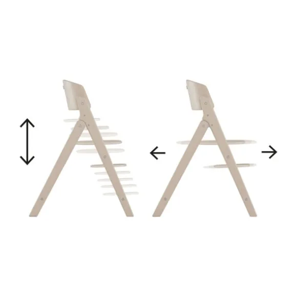 Cybex Kinderstoel Click & Fold All Natural - Light Natural 3 In 1