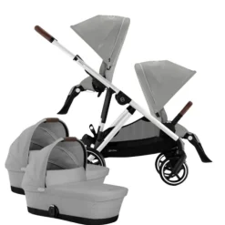 Cybex Tweelingwagen Gazelle S Seashell Beige - Light Beige