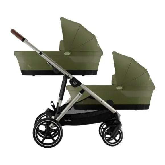 Cybex Tweelingwagen Gazelle S Seashell Beige - Light Beige