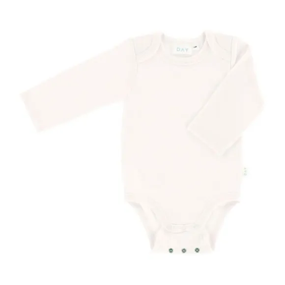 DAY Romper Lange Mouw + Grow-Along - Off White - Mt. 50/56