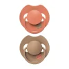 Difrax Dynamic Lovi Prime Fopspeen - 6-18mnd - 2st. - Granola / Orange