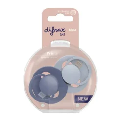 Difrax Dynamic Lovi Prime Fopspeen - 18+M - 2st. - Baby Blue/Blue