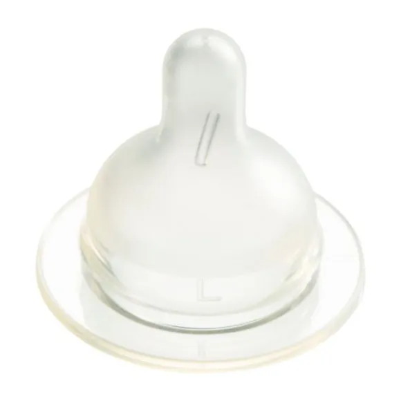 Difrax Flesspeen Brede Hals Natural M (2 stuks)
