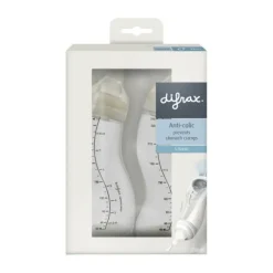 Difrax S-fles Natural – 250 ml – 2-pack – Ice/Ivory