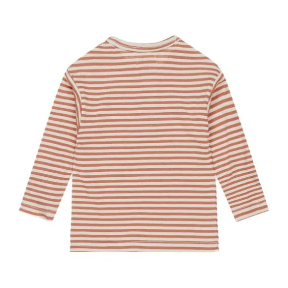 Dirkje Stripes T-shirt - Maat 56 - Pebble