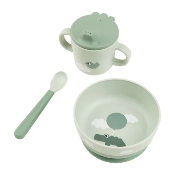 Done By Deer Foodie Cutlery Set Happy Dots Powder