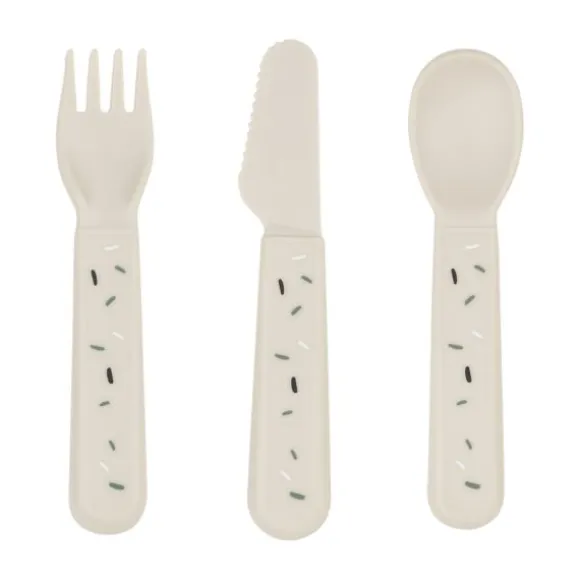Done By Deer Foodie Cutlery Set Confetti Sand