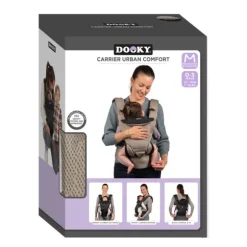 Dooky Carrier Urban Silver- Beige