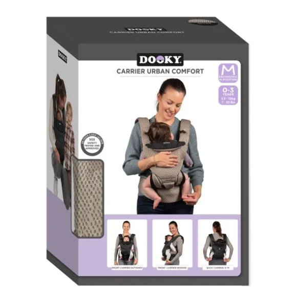 Dooky Carrier Urban Silver- Beige