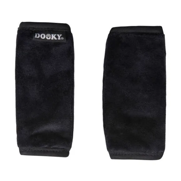 Dooky Seatbelt Pads Black 2 stuks