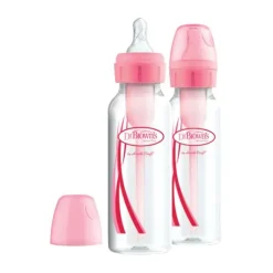 Dr. Brown's Flessenborstel Siliconen Roze