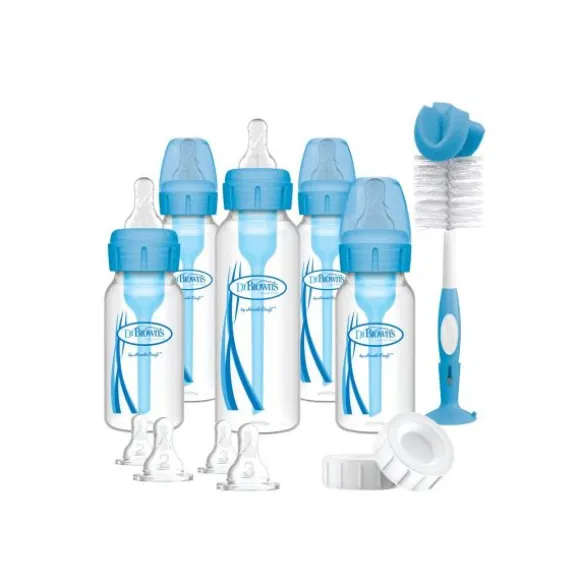 Dr. Brown's Giftset Standaard Hals Options+ Roze