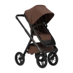 Dubatti One E6 Kinderwagen 2-in-1 - Black / Walnut Brown