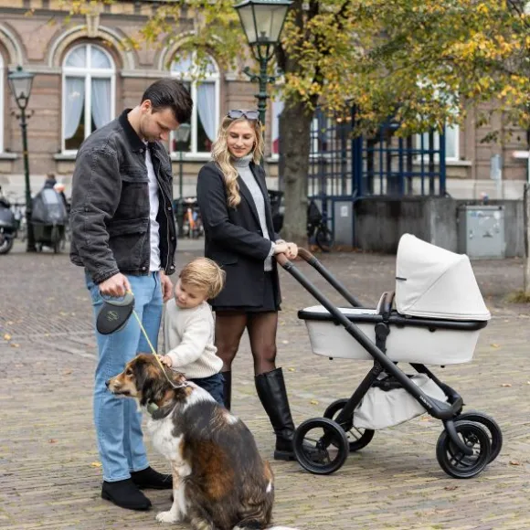 Dubatti One E6 Kinderwagen 2-in-1 - Black / Walnut Brown