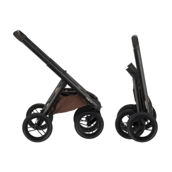 Dubatti One E6 Kinderwagen 2-in-1 - Black / Walnut Brown