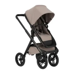Dubatti One E6 Kinderwagen 2-in-1 - Black / Walnut Brown