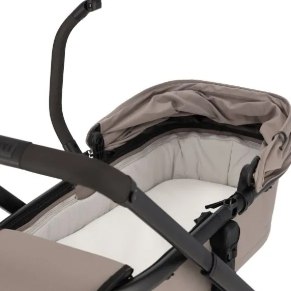 Dubatti One E6 Kinderwagen 2-in-1 - Black / Walnut Brown