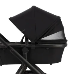 Dubatti One E6 Kinderwagen 2-in-1 - Black / Walnut Brown