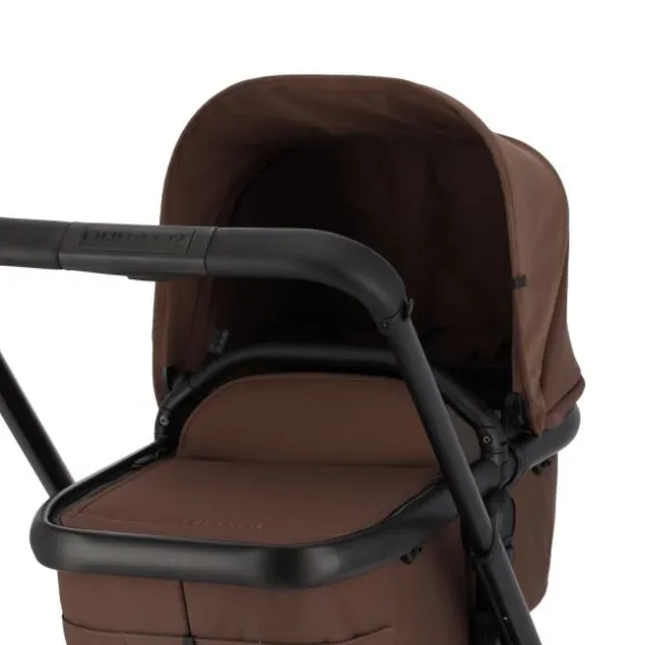 Dubatti One E6 Kinderwagen 2-in-1 - Black / Walnut Brown