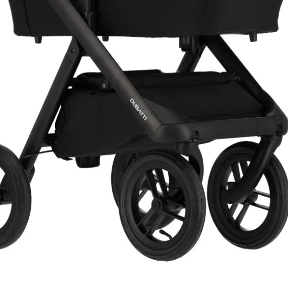 Dubatti One E6 Kinderwagen 2-in-1 - Black / Walnut Brown